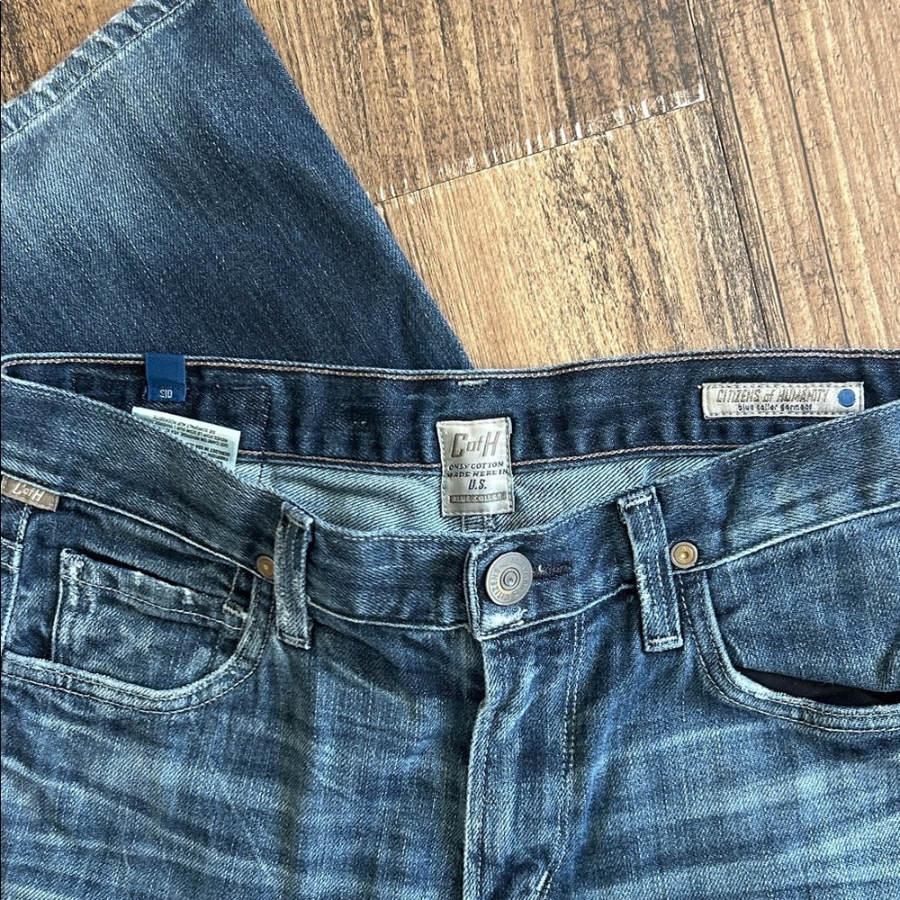 Citizens Of Humanity Men's Sid Regular Straight Perform Denim Jeans - Picture 3 of 9